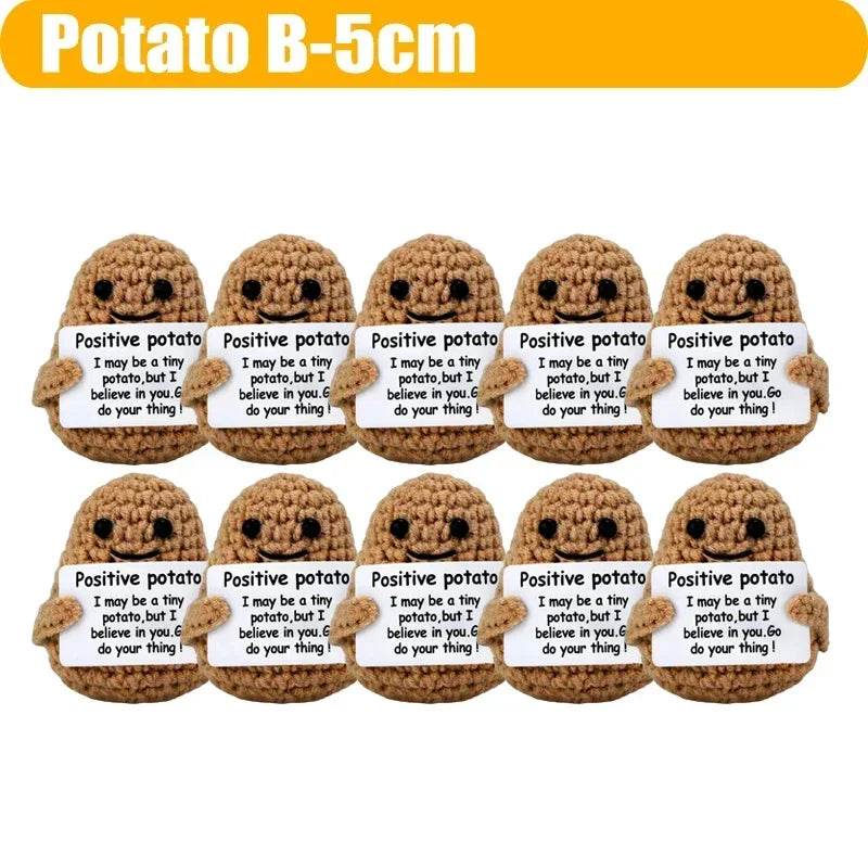 10/1PC Mini Funny Positive Potato Cucumber Poop Dolls Toys - ToylandEU