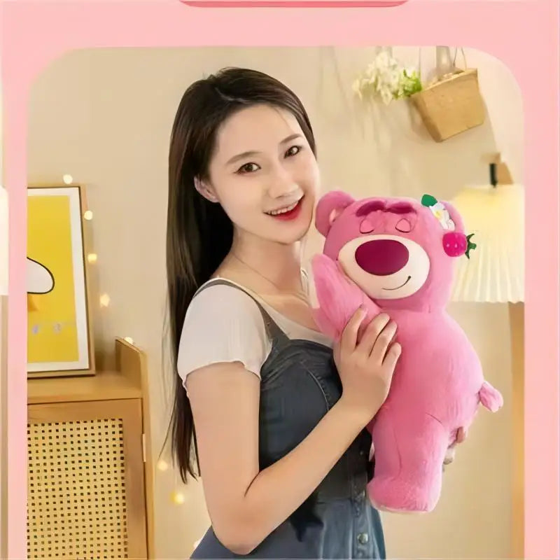Plush Toy | Lotso Bear Toy Story Character | Strawberry Aroma | 22cm