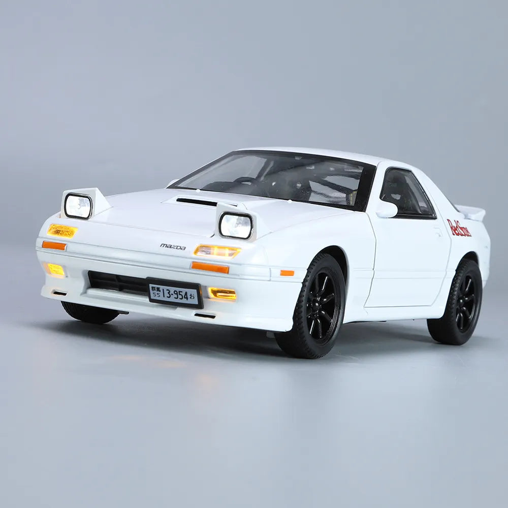 1:24 INITIAL D Mazda RX7 RX-7 Supercar Alloy Model Car Toy Diecasts Toyland EU