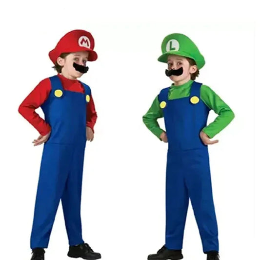 Luigi Cosplay Costume Set - Fun Super Mario Costume for All Occasions