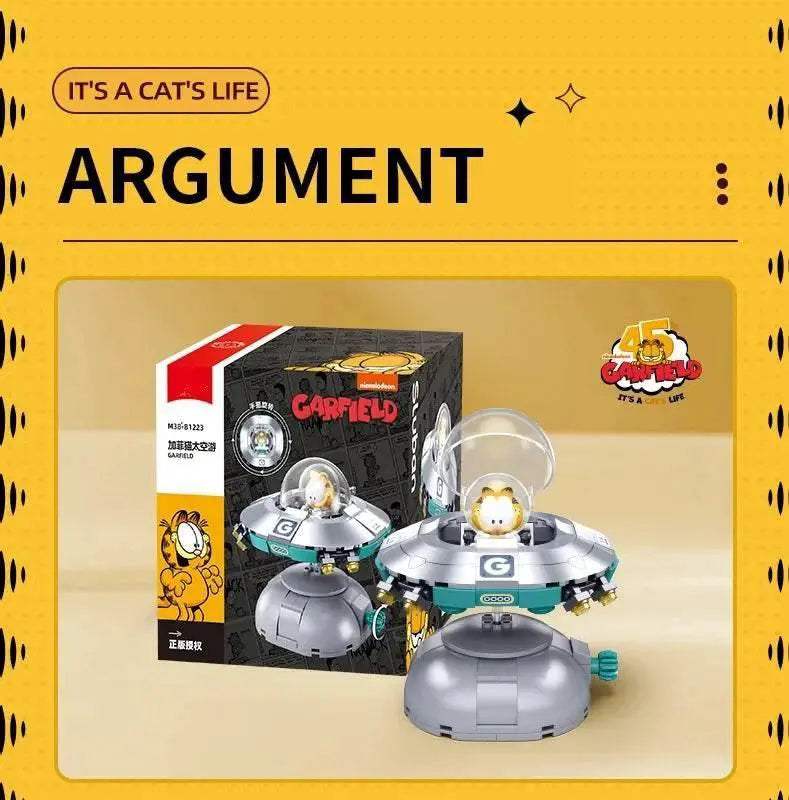 Garfield Car Building Blocks City Magic Cartoon Cat Figures - ToylandEU