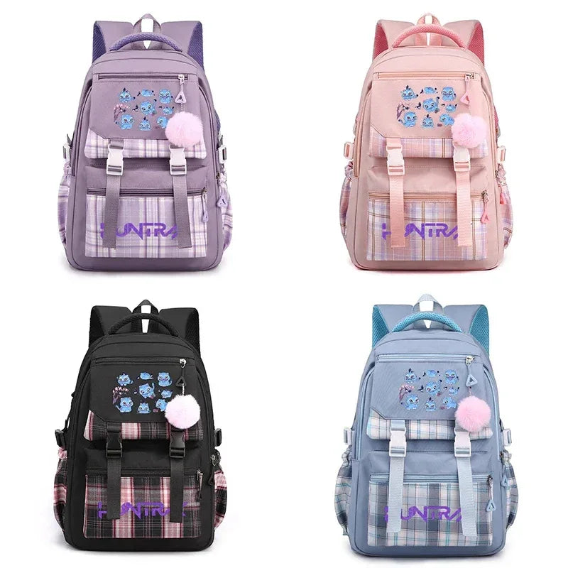 Anime Demon Hunters Backpack Large Capacity Unisex School Bag - ToylandEU