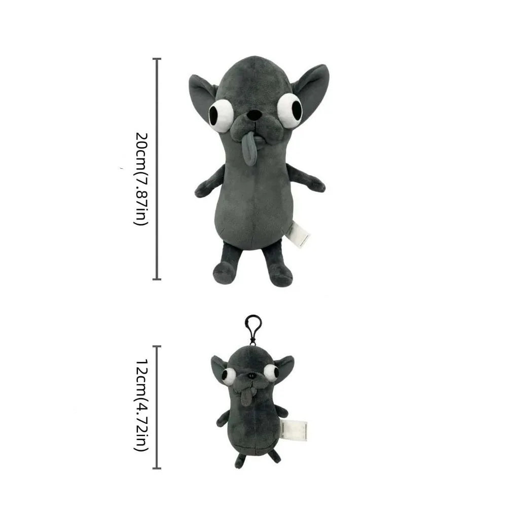 Chihuahua Plush Toy Keychain Realistic Kawaii Dog