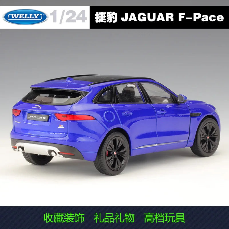 Diecast Car Model | 1:24 Scale | Jaguar F-Pace | WELLY Alloy