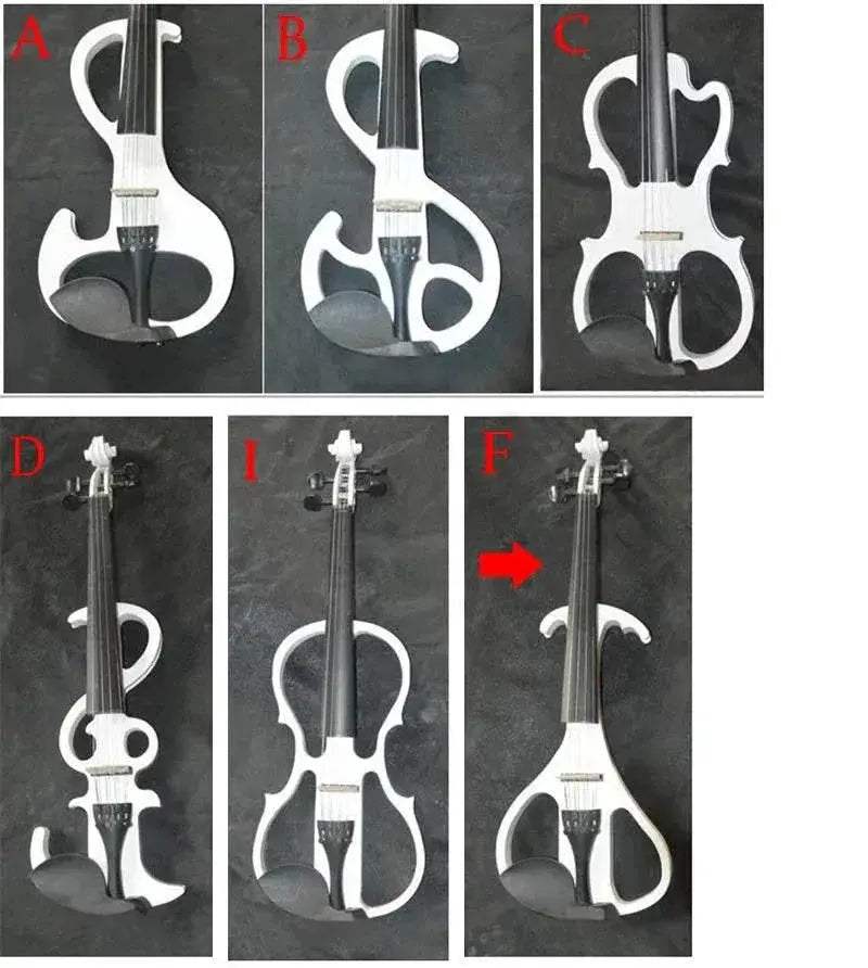 High Grade Black Hand Flash 4/4 Electronic Violin For Beginners - ToylandEU