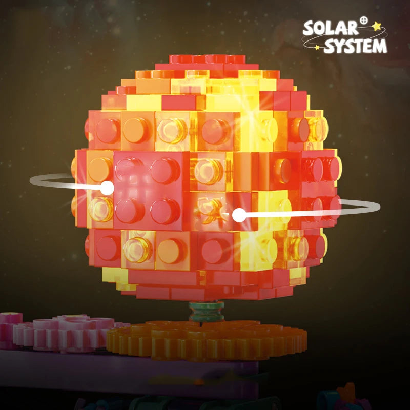 Building Blocks Solar System Model with 300 Pieces - ToylandEU