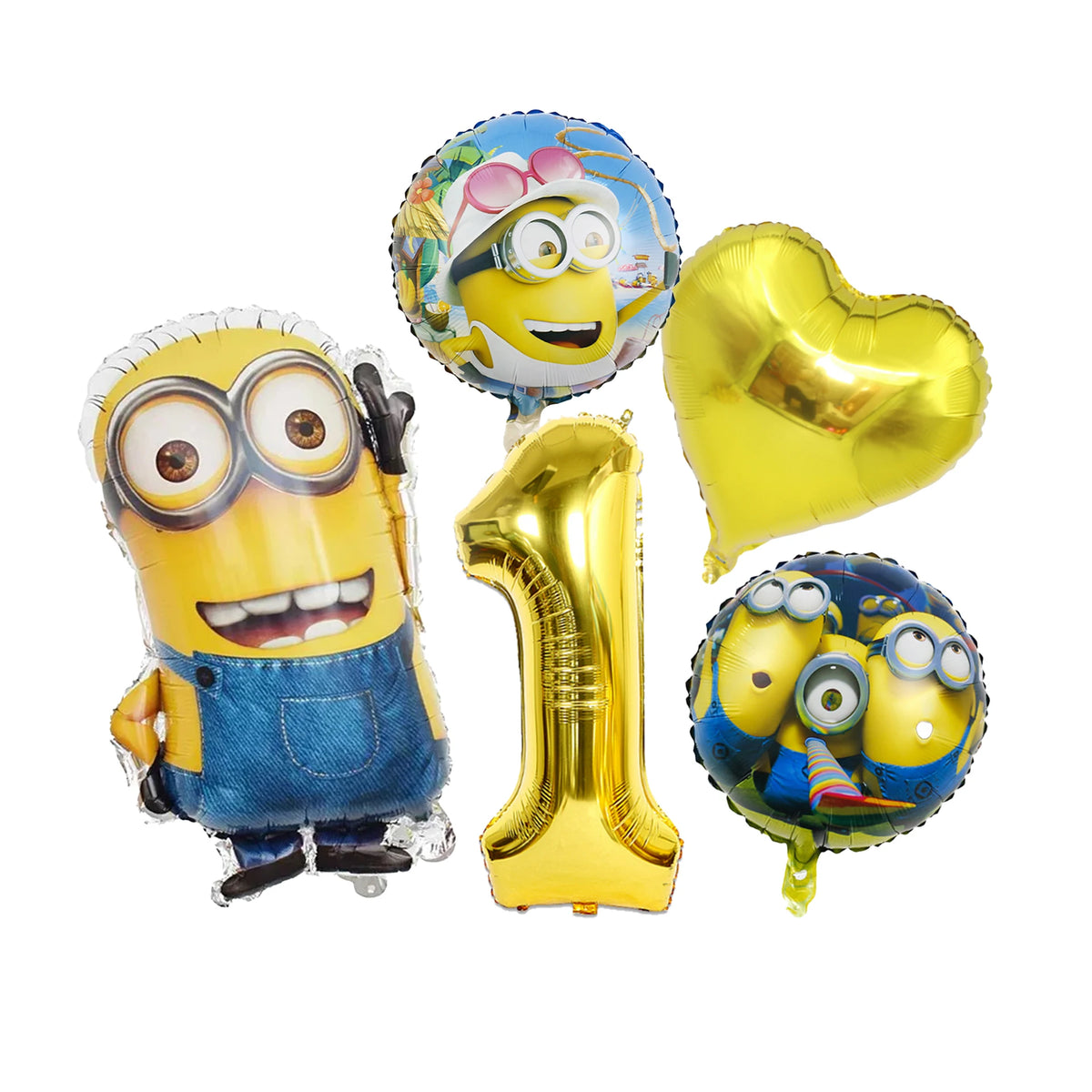 Foil Number Balloon | Birthday Decor | Reusable Mylar Foil | Boys Girls Theme