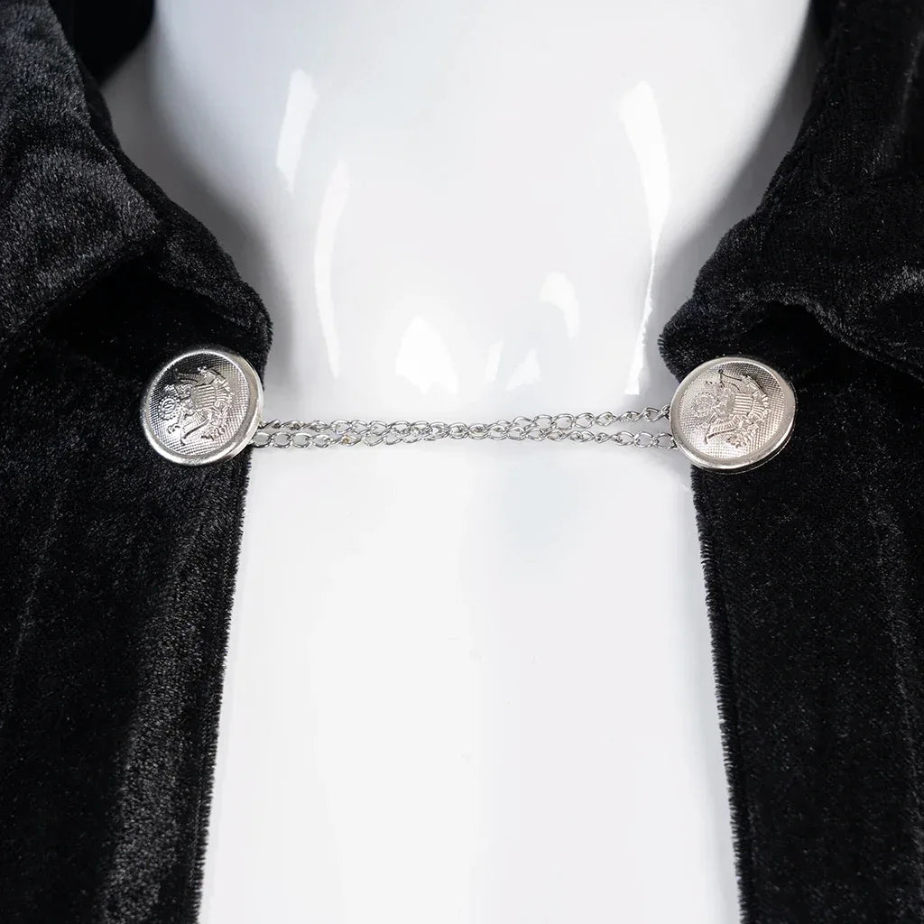 Premium Velvet Knight Cape Costume For Adults Halloween Stage - ToylandEU