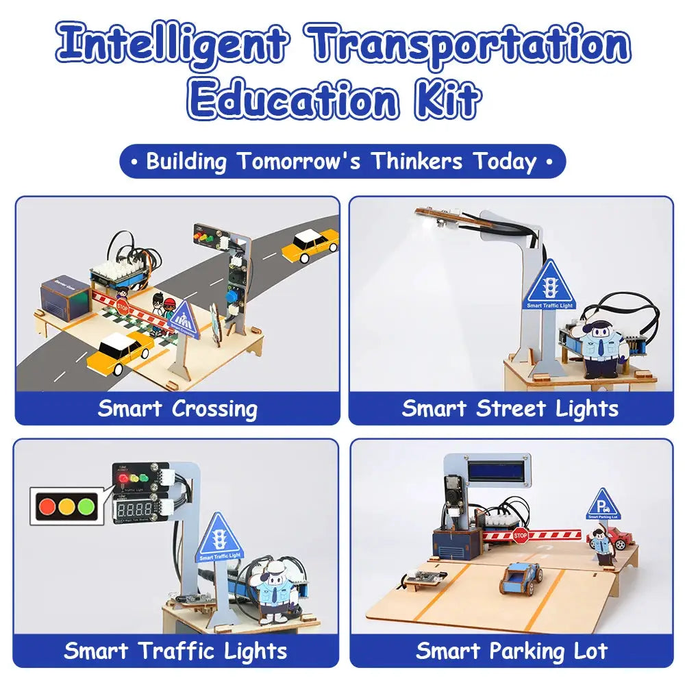 ACEBOTT ESP32 STEM Intelligent Transport School Smart Home Kit Education Solution Series with Teaching Resource for Arduino - ToylandEU