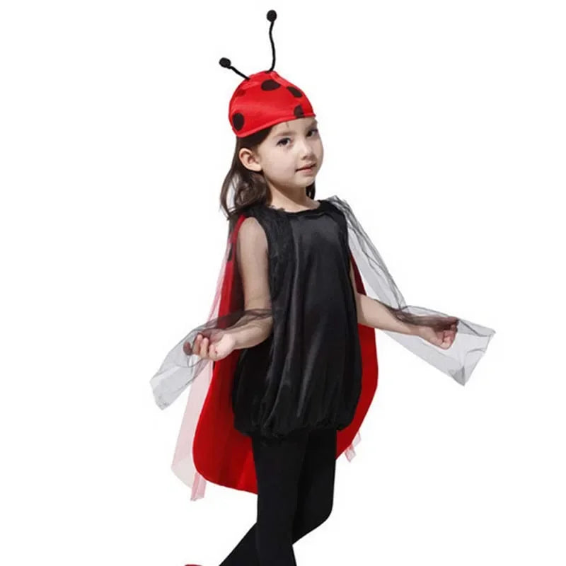 Charming Kids' Ladybug Costume Set - Perfect for Halloween & Parties