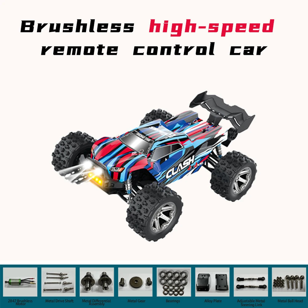Brushless 1:14 RC Car 60KMH 4WD All Terrain Monster Truck