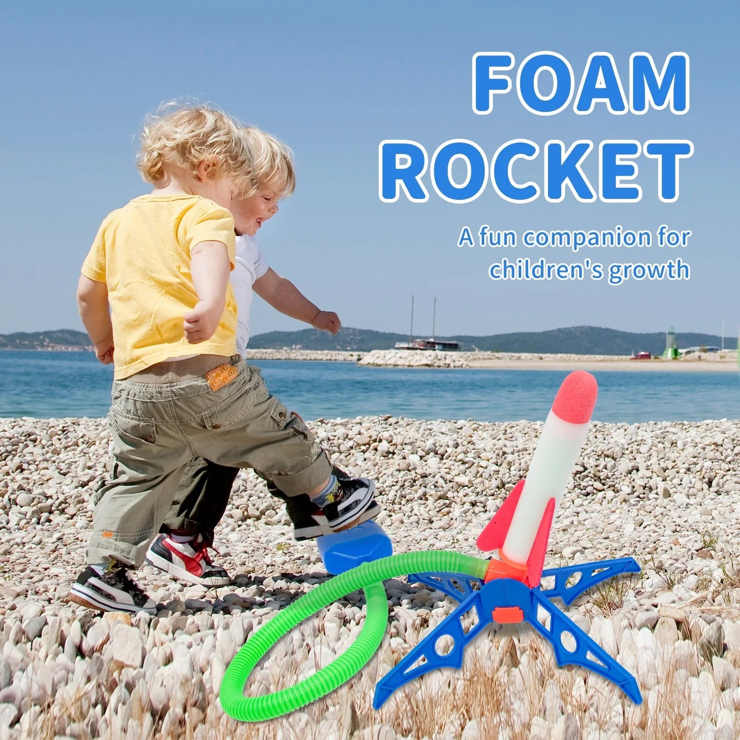 Kids' Luminous Stomp Rocket Launcher Toy