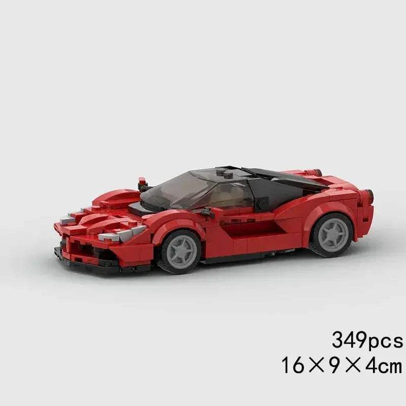 MOC LEGO Compatible Race Car Building Blocks Set For Kids - ToylandEU