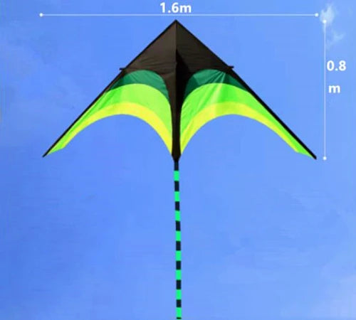 Kite | Giant Delta Kite | Resin Rod Frame | Includes Handle And Line