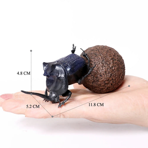 Realistic Insect Animals Figurines Set of Dung Beetle, Maratus Volans, Scorpion, Mantis ToylandEU.com Toyland EU