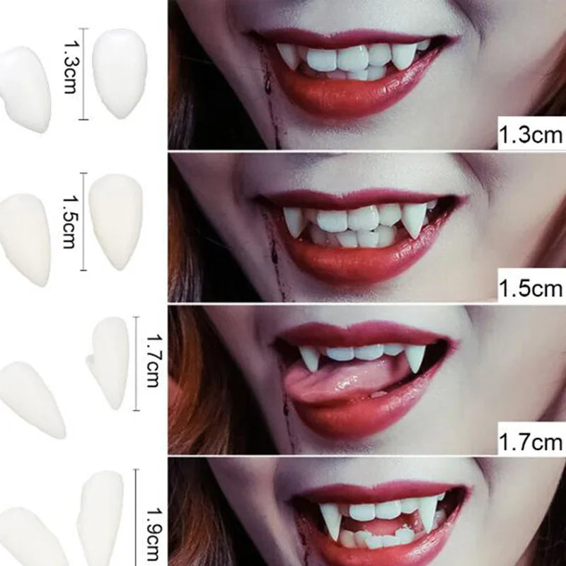 Halloween Fangs | Adjustable Fit | Solid Resin | Costume Props