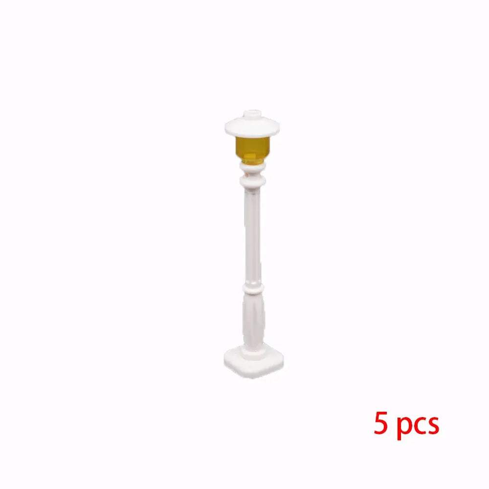 MOC City Series Scene Building Blocks Flower Shop Garden white poplar Men's restroom DIY Kids Toys Park Bench Street Lamp Toys - ToylandEU