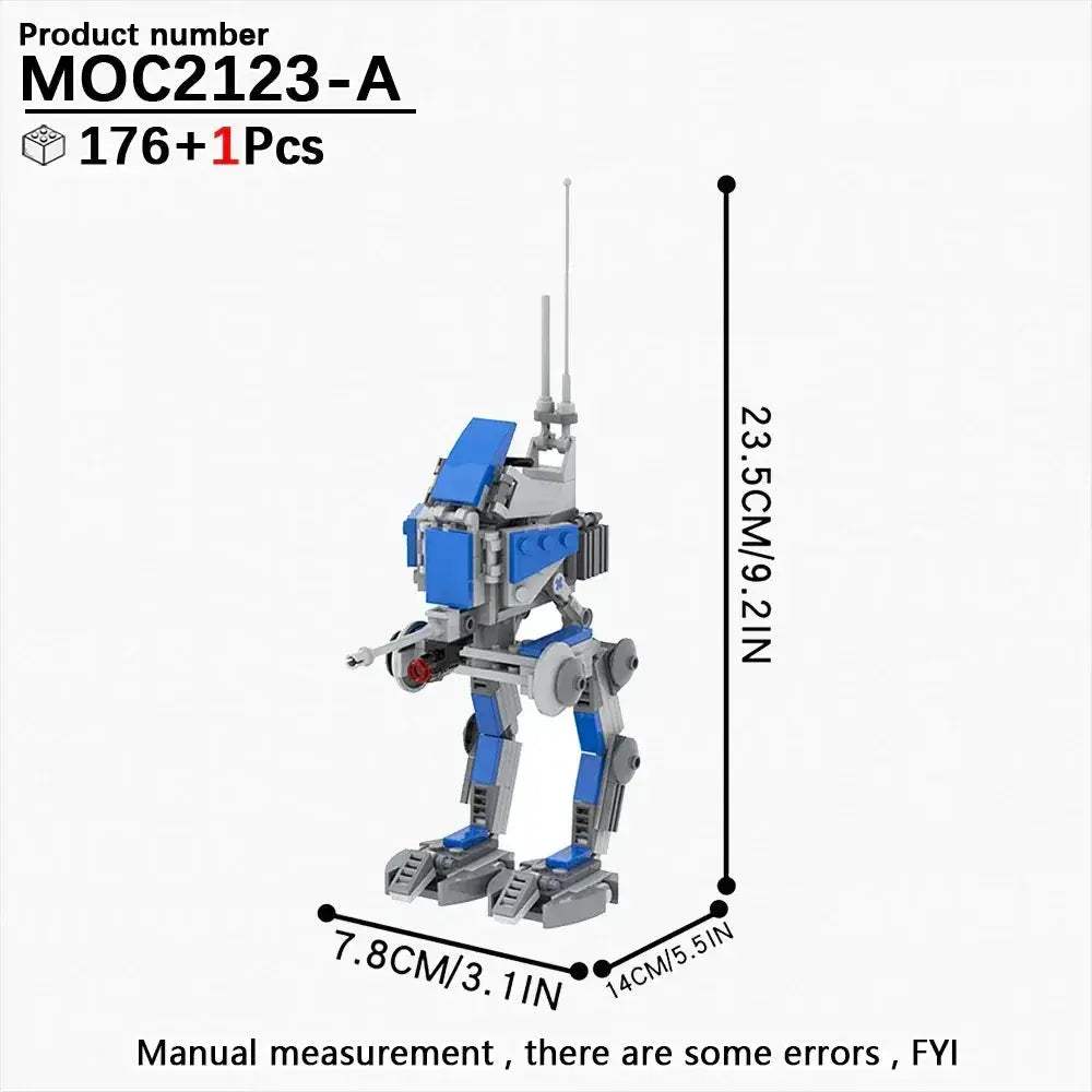Space Wars Walking Machine Building Blocks Set Educational Toy - ToylandEU
