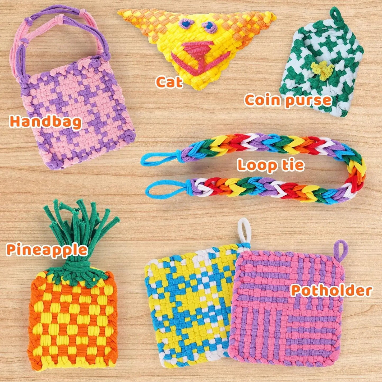 Weaving Loom Kit Toys | DIY Arts and Crafts | CE Certified | Ages 6 to 12