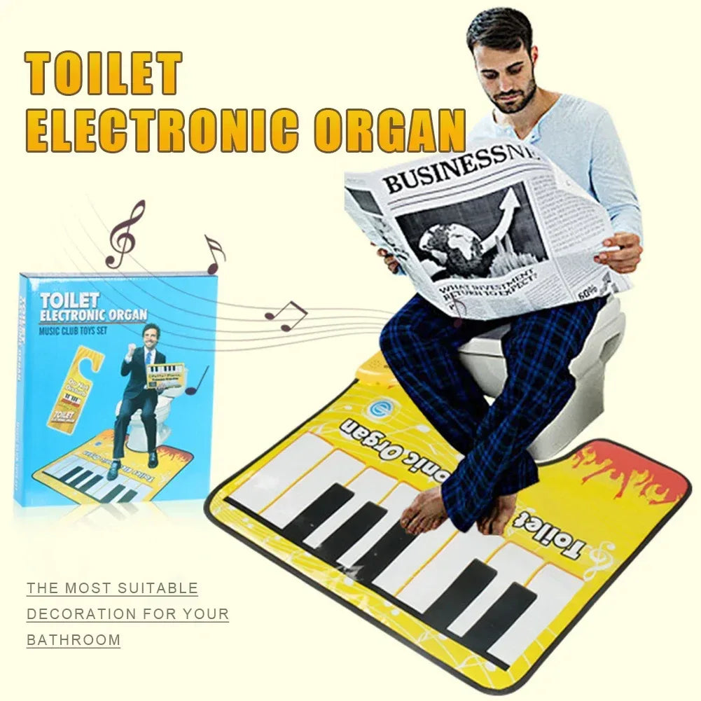 Toilet Piano Mat Musical Bathroom Keyboard Rug For Home - ToylandEU
