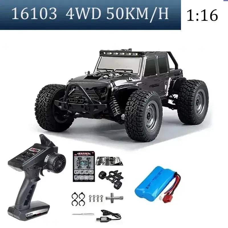 High Speed RC Car With Brushless Motor And Led Lights - ToylandEU