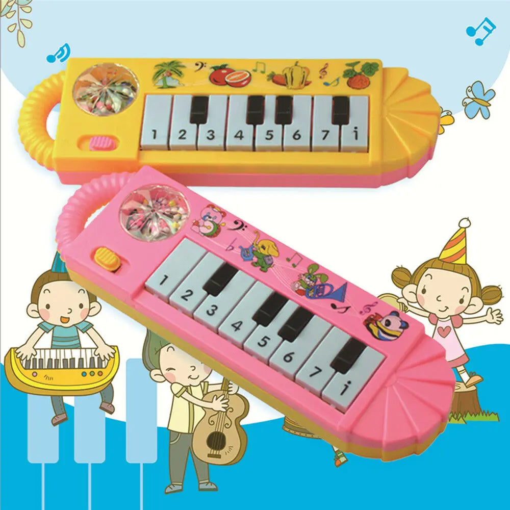 1~10PCS Baby Musical Toy Portable Portable Kids Piano Keyboard Battery - ToylandEU