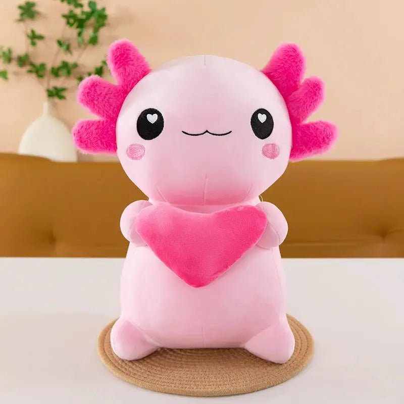 Cross-Border New Model of Axolotl Plush Toy in Four Colors, Cross-Border Hexagonal Dinosaur Toy, Soft Axolotl for Couples - ToylandEU