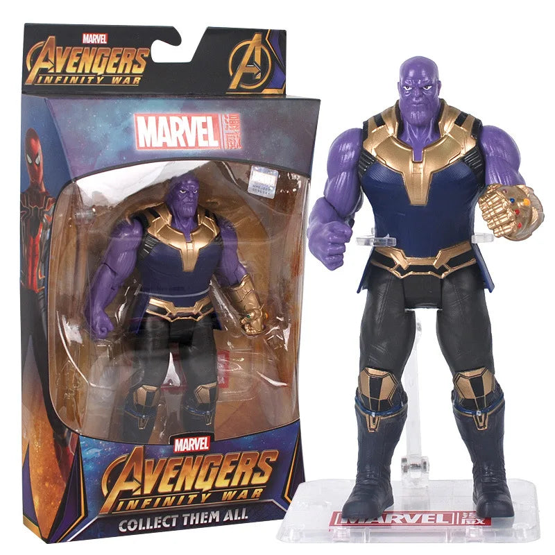 Action Figure | Marvel Legends Hasbro | 7 Pack Set | Thor Iron Man SpiderMan Cap