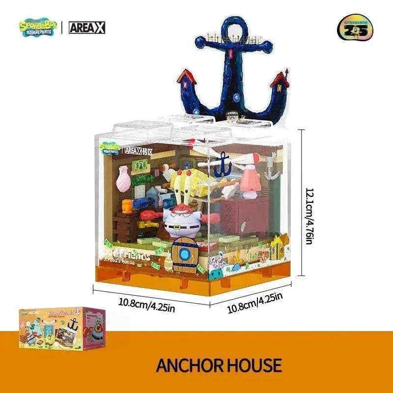 Spongebob Building Blocks Pineapple House Model Kids Gift - ToylandEU