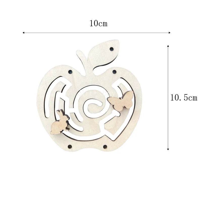 Montessori Busy Board DIY Wooden Accessories Educational Toy for Children with Castle Bulldozer Helicopter and Early Learning Activities - ToylandEU