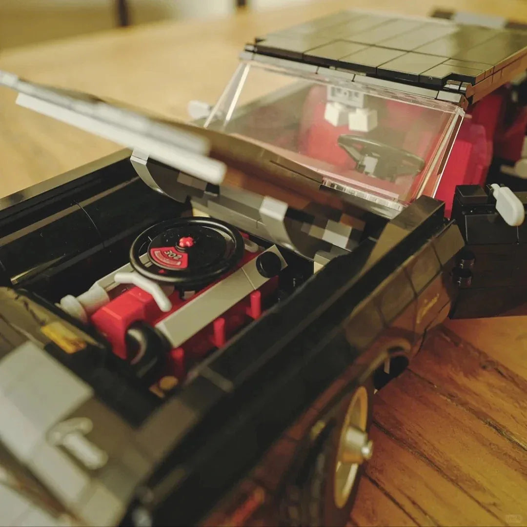 Retro Muscle Car Building Blocks Set For Kids Gift - ToylandEU