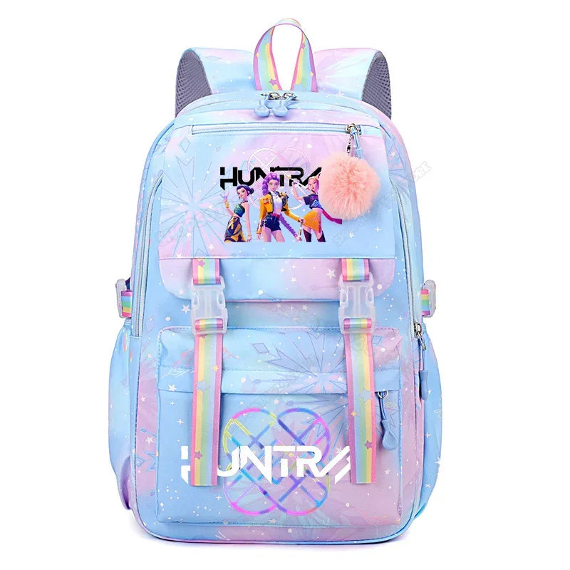 Anime Demon Hunters Backpack High Capacity With Cartoon Graphics - ToylandEU