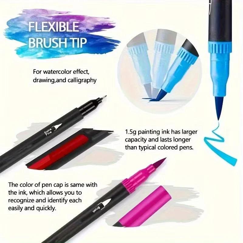 Watercolor Markers | Double Ended | Toylandeu™