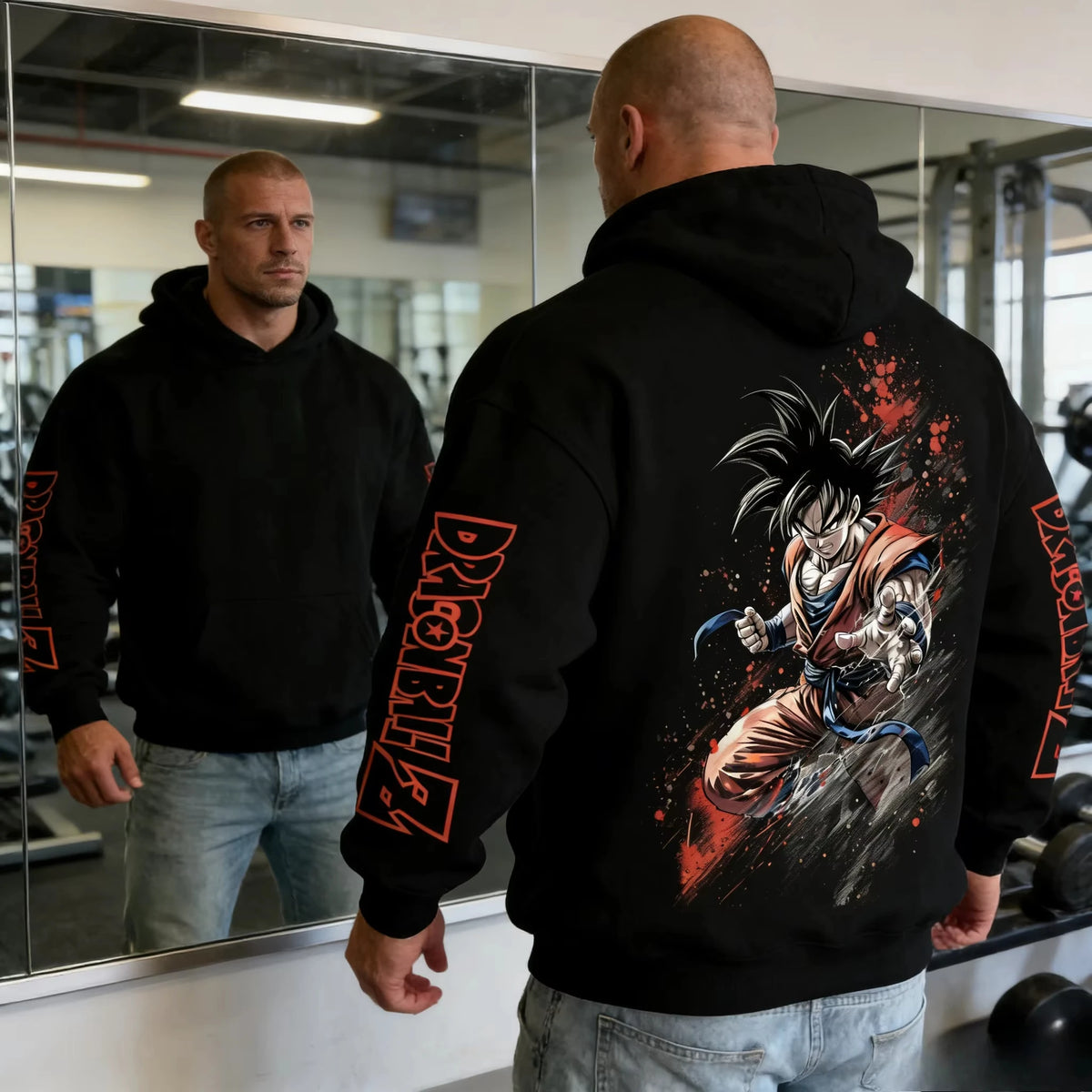Dragon Ball Anime Hoodie | Son Goku Graphic | Loose Fit Cut | Adult Unisex
