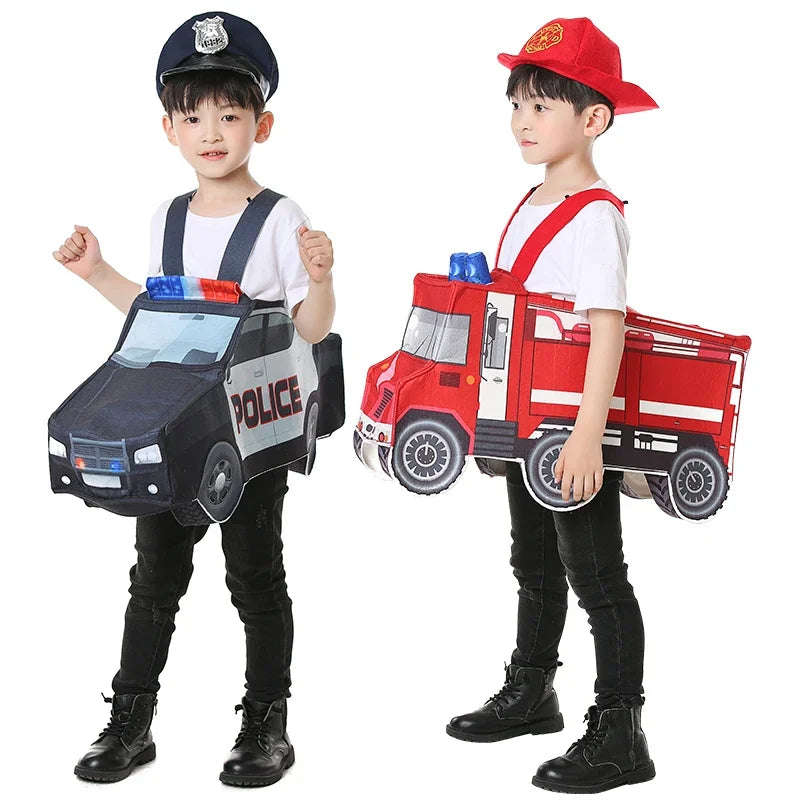 Racing Adventure Kids' Cosplay Costume - Unisex Halloween Excitement