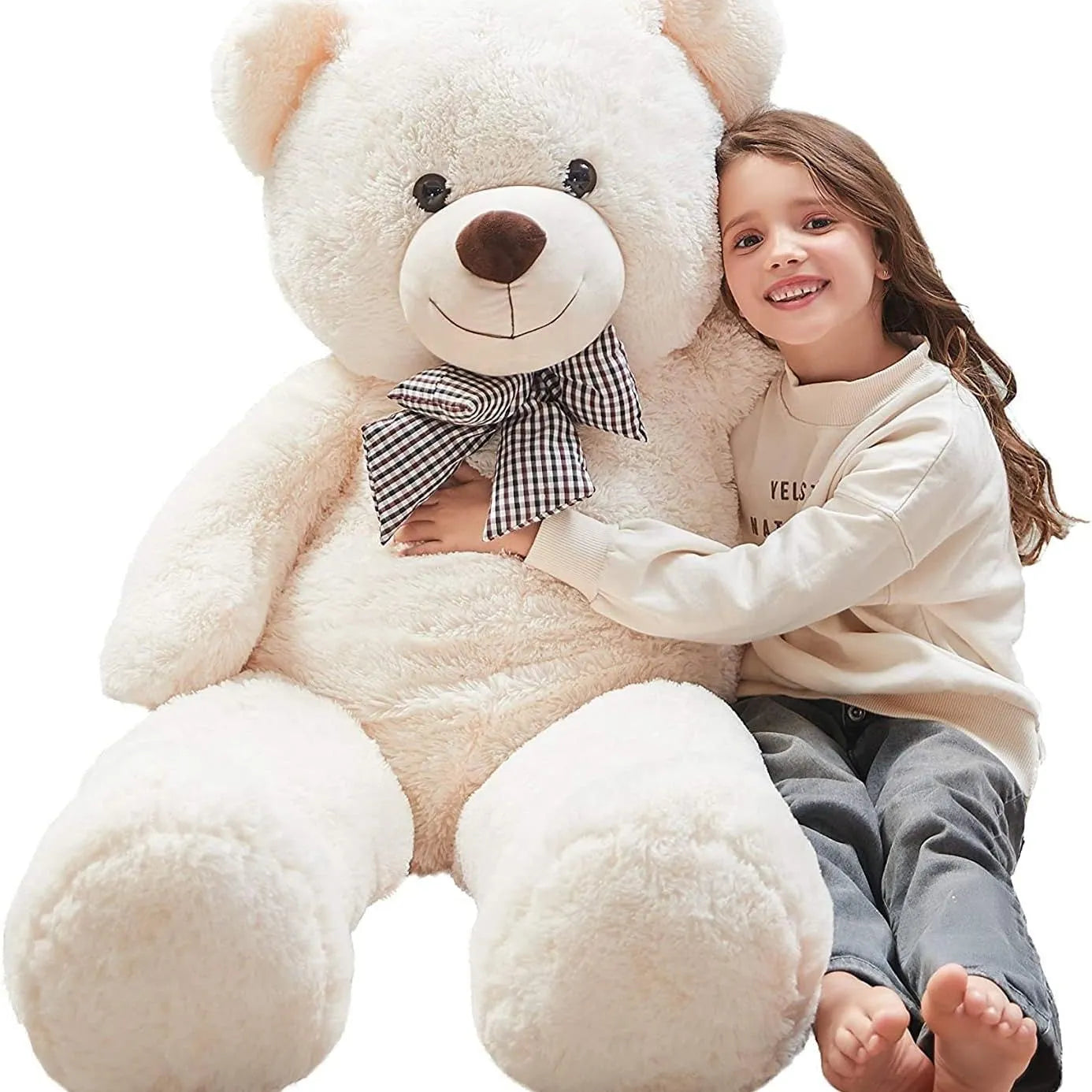 Giant Teddy Bear Plush Stuffed Animals for Girlfriend or Kids 47 inch