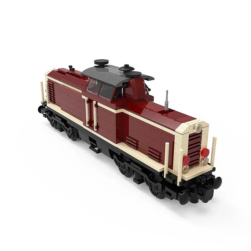 Boxcar Goods Wagon Building Block Kit MOC Railway Carriage - ToylandEU