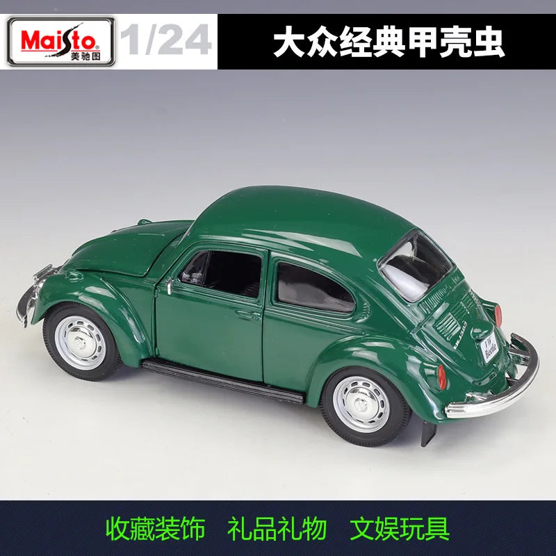 Diecast Car | 1:24 Scale Volkswagen Beetle | Maisto Alloy | Ornaments