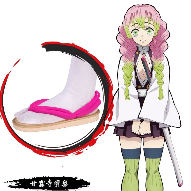 Anime Cosplay Sandals | Character Print | Plastic Upper And Sole | Adult Unisex