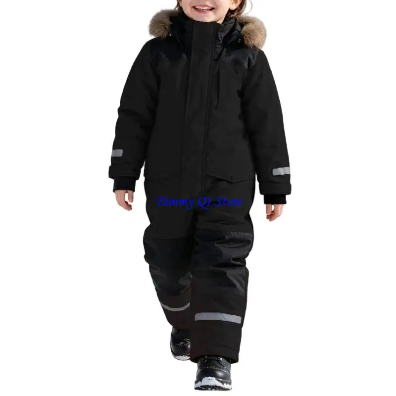 Kids Ski Suit | Waterproof Windproof | Warm Lining Detail | Boys Girls
