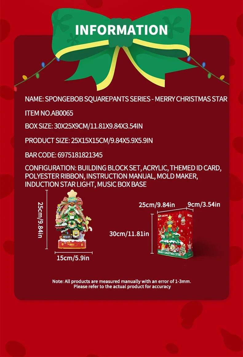 Spongebob Cartoon Krusty Krab Restaurant Building Blocks Toy - ToylandEU