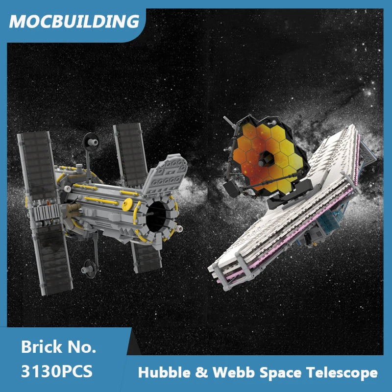 Hubble Space Telescope Model | DIY Kit | Hubble or JWST | Standard Edition