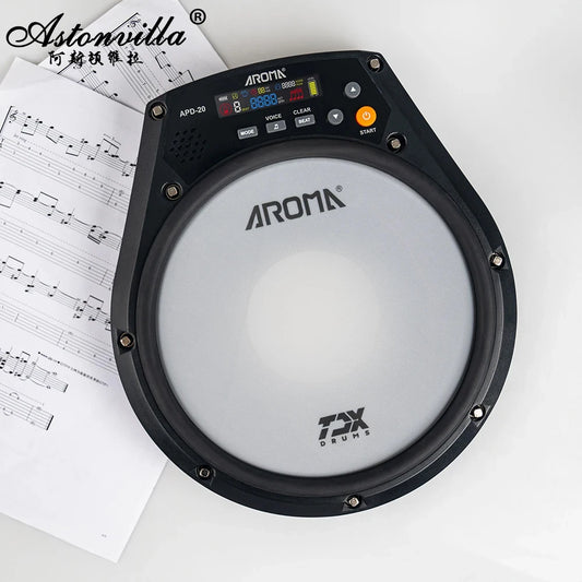 Rechargeable Electronic Drum Pad With Metronome And Speed Detection