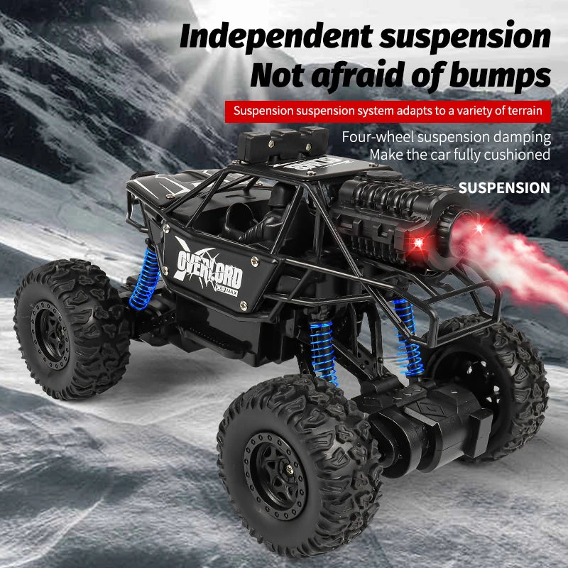 4WD RC Car With Ultra Bright LED Lights AllTerrain