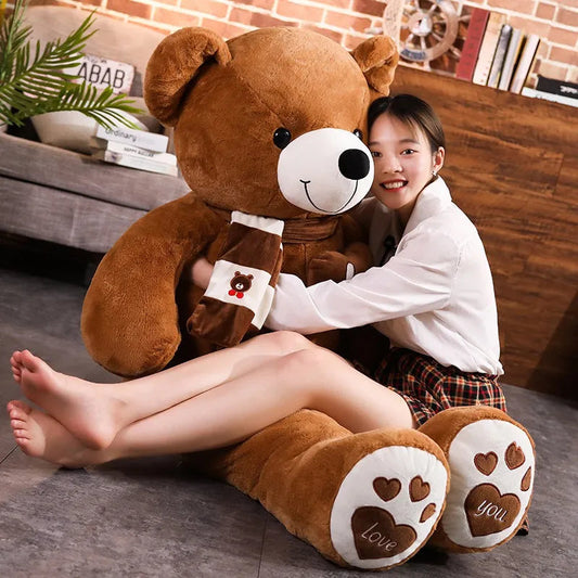 New Hot High Quality 4 Colors Teddy Bear With Scarf Stuffed Animals - ToylandEU