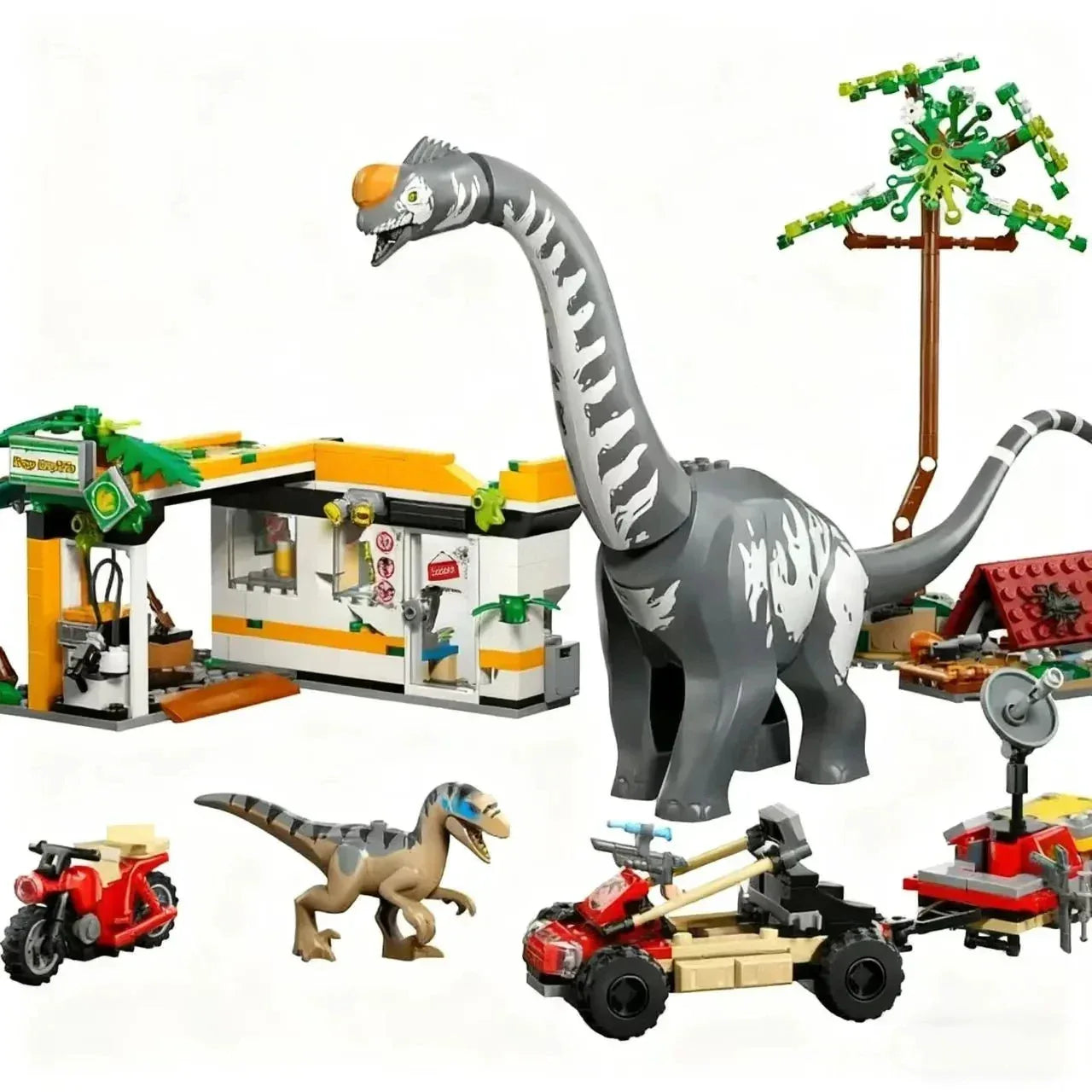 Dinosaur Missions Allosaurus MOC Set For Kids Transport Truck - ToylandEU