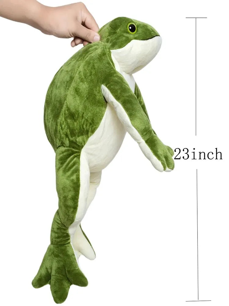 Giant Frog Plush Toy Soft Huggable Stuffed Animal Cuddly