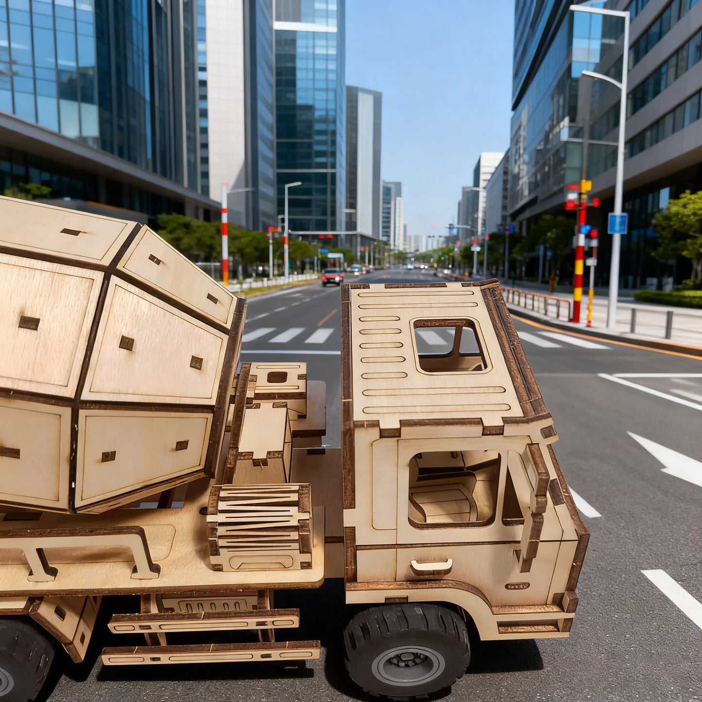 Premium 3D Wooden Puzzle Kit For Construction Fun Projects