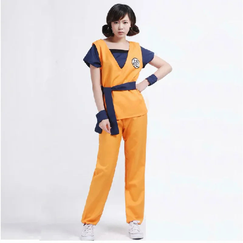 Epic Son Goku Cosplay Costume Set for All Ages - Unisex Adventure Ready!