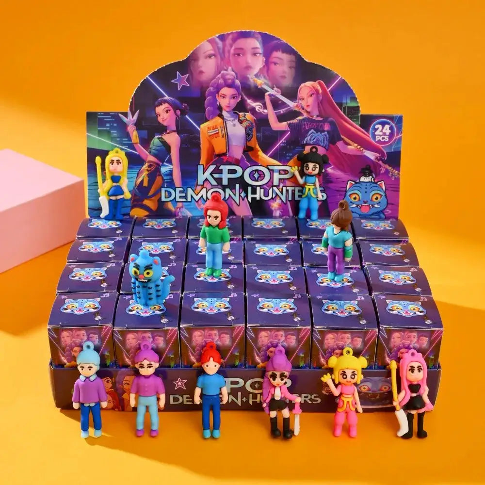 Hot Toys sign jointly 24pcs Blind Box Toy Character Keychain for The Magic Hunters. surprise box blind box toys - ToylandEU